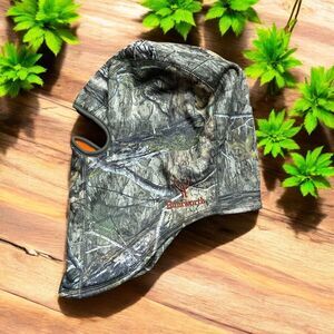 Huntworth Real Tree Camo Insulated Balaclava Face Mask Brown Green Mens One Size